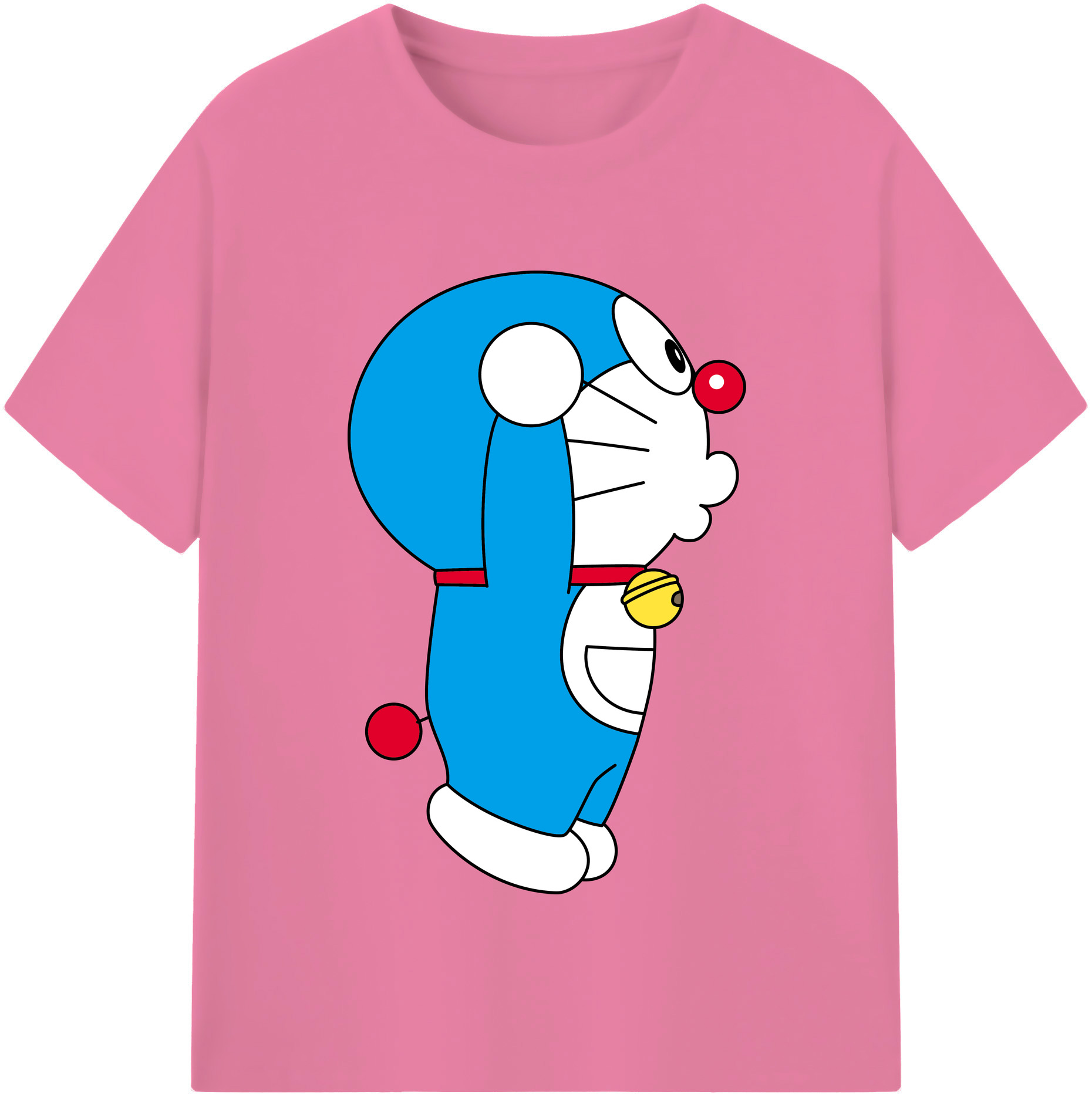 （画像用） ドラえもん Doraemon 綿100％半袖Tシャツ（フロントプリント）